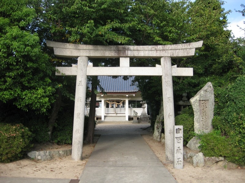 巌島神社の鳥居